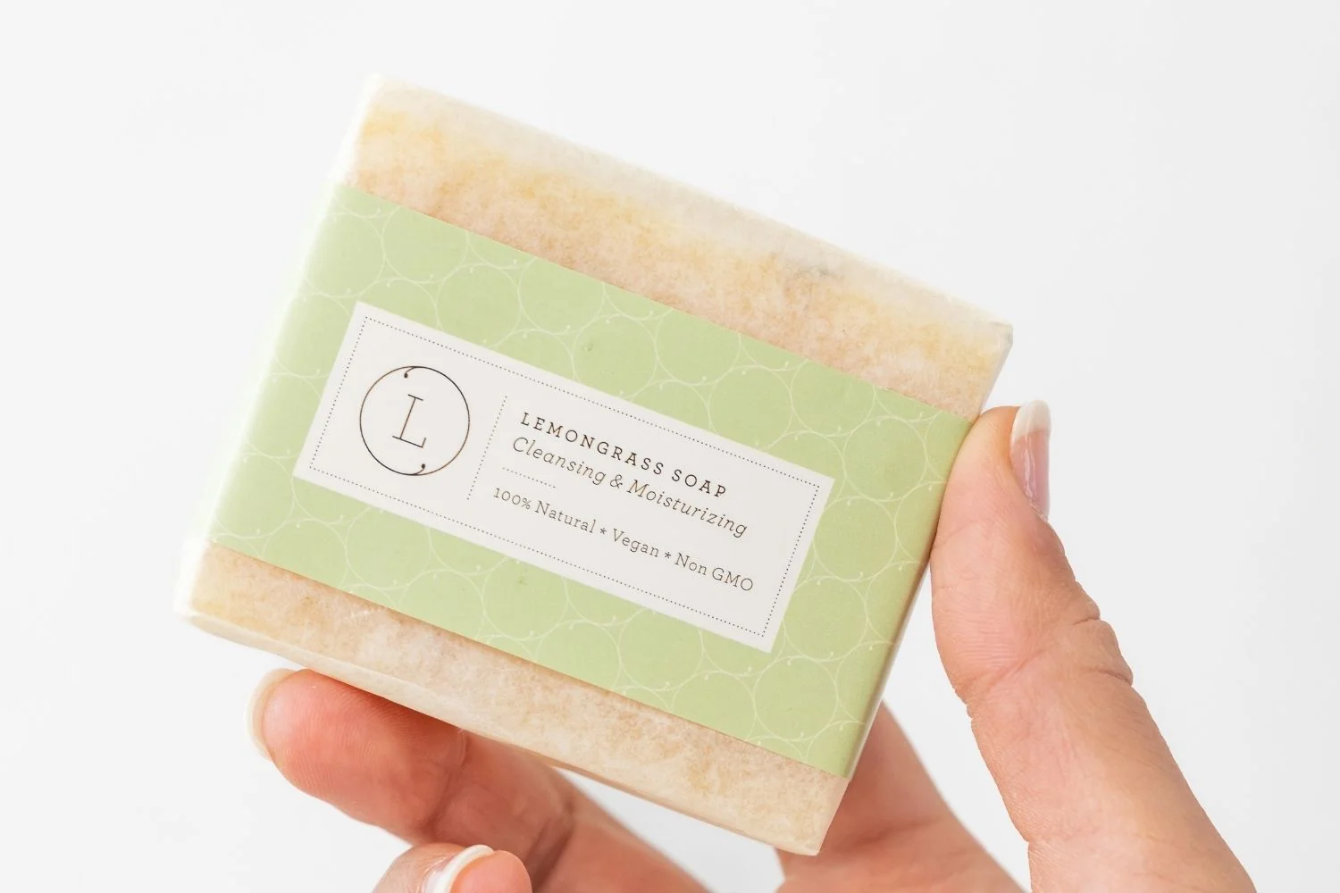 Authentic Lemongrass Handmade Soap Bars – Natural Vegan Set of 2 High-Performance