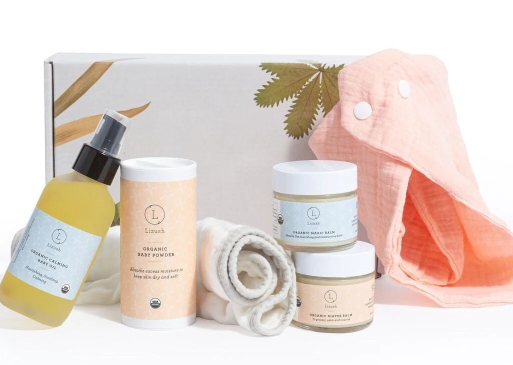 Convenient Organic Full Care New Baby Gift Set – Welcome Little One Superior