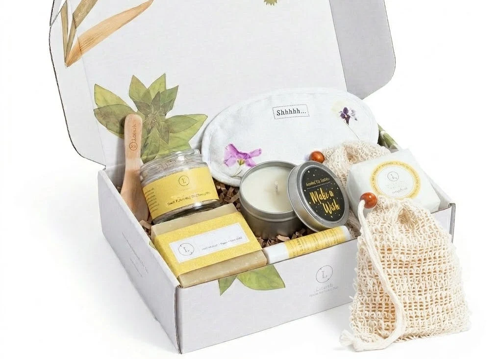 Soft Natural Citrus Bath Body Gift Set – Thinking of You Self-Care Gift Fast