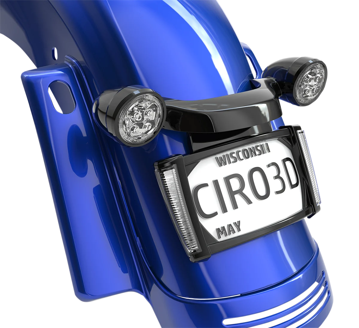 Enhanced CIRO License Plate Frame - Black - Smoke 40303 User-Friendly
