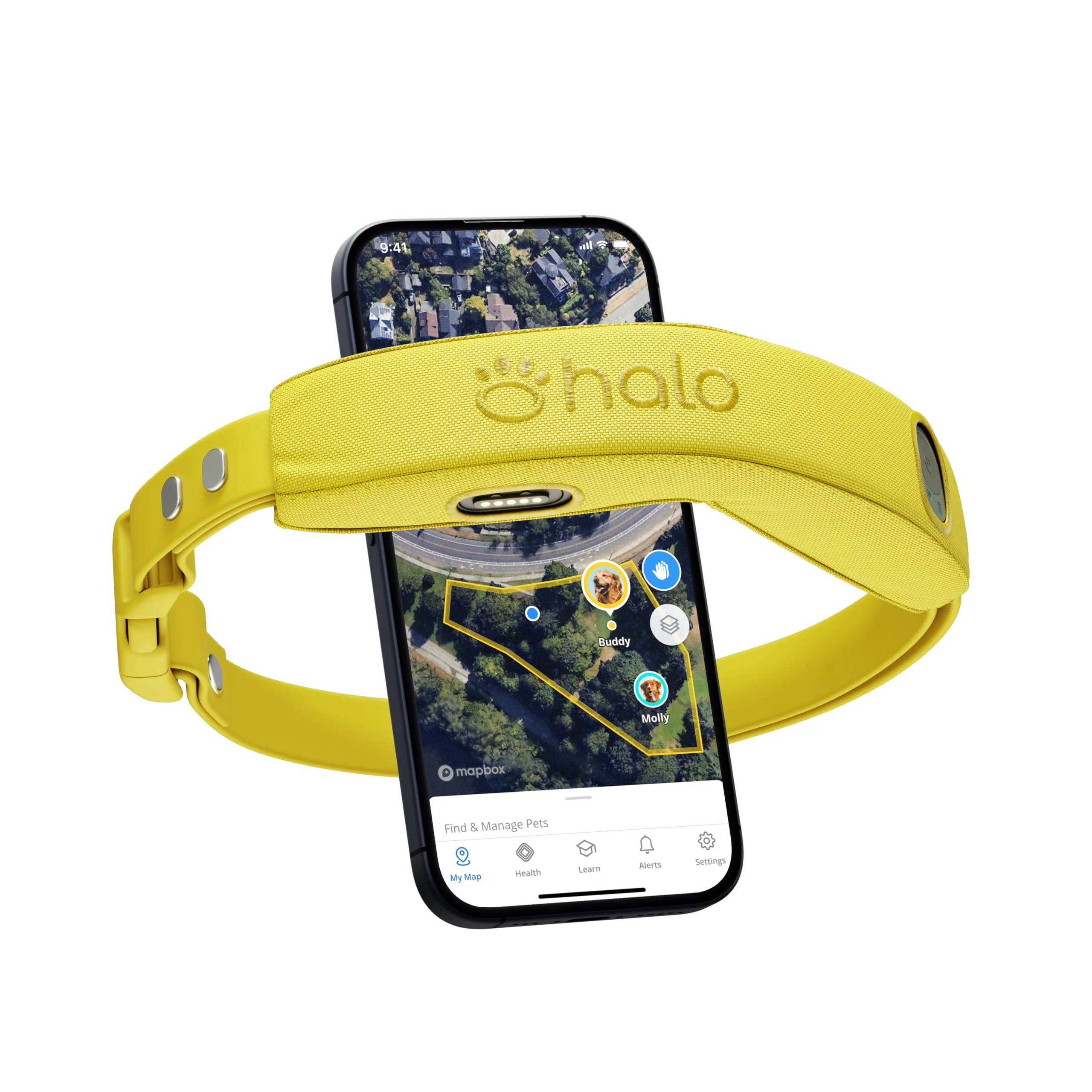 Advanced Halo Collar 4 GPS Wireless Fence Training Collar – Waterproof Dual-Frequency Secure