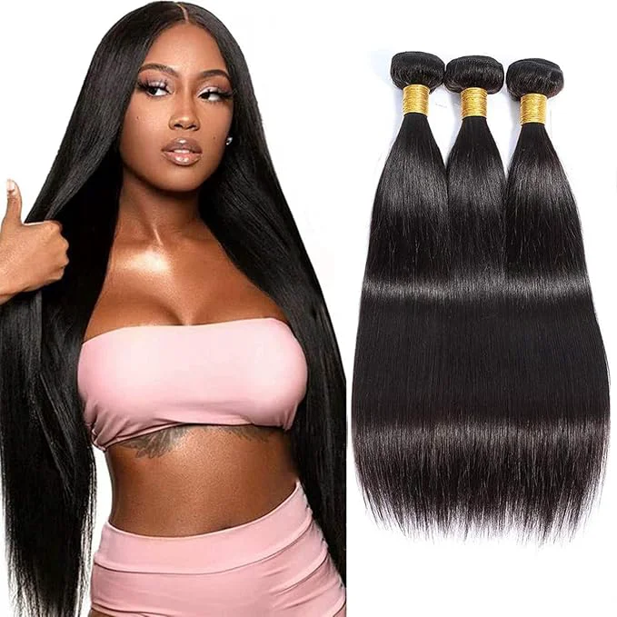 Minimalist Selina Brazilian Virgin Hair Straight 24 24 24Inch 100g 3.52Oz Human Elite