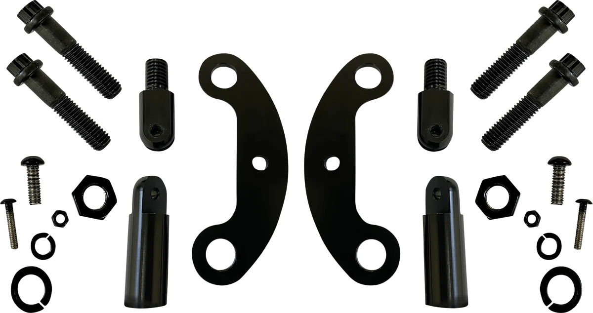 Excellent Custom Dynamics Fog Light Mount - Black PB-FOG-MOUNT-B Refined