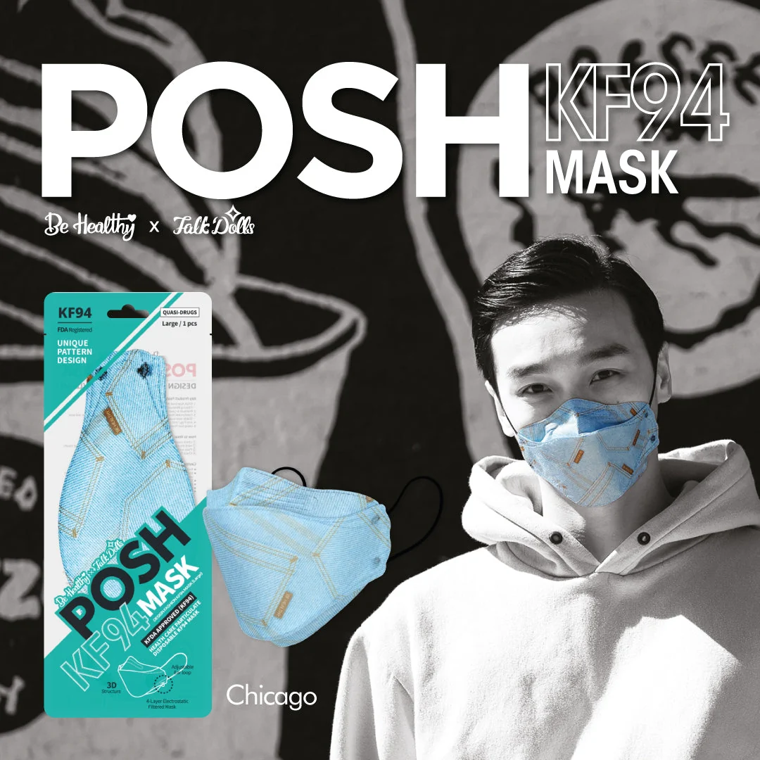Contemporary POSH KF94 Mask San Francisco B01 Dependable