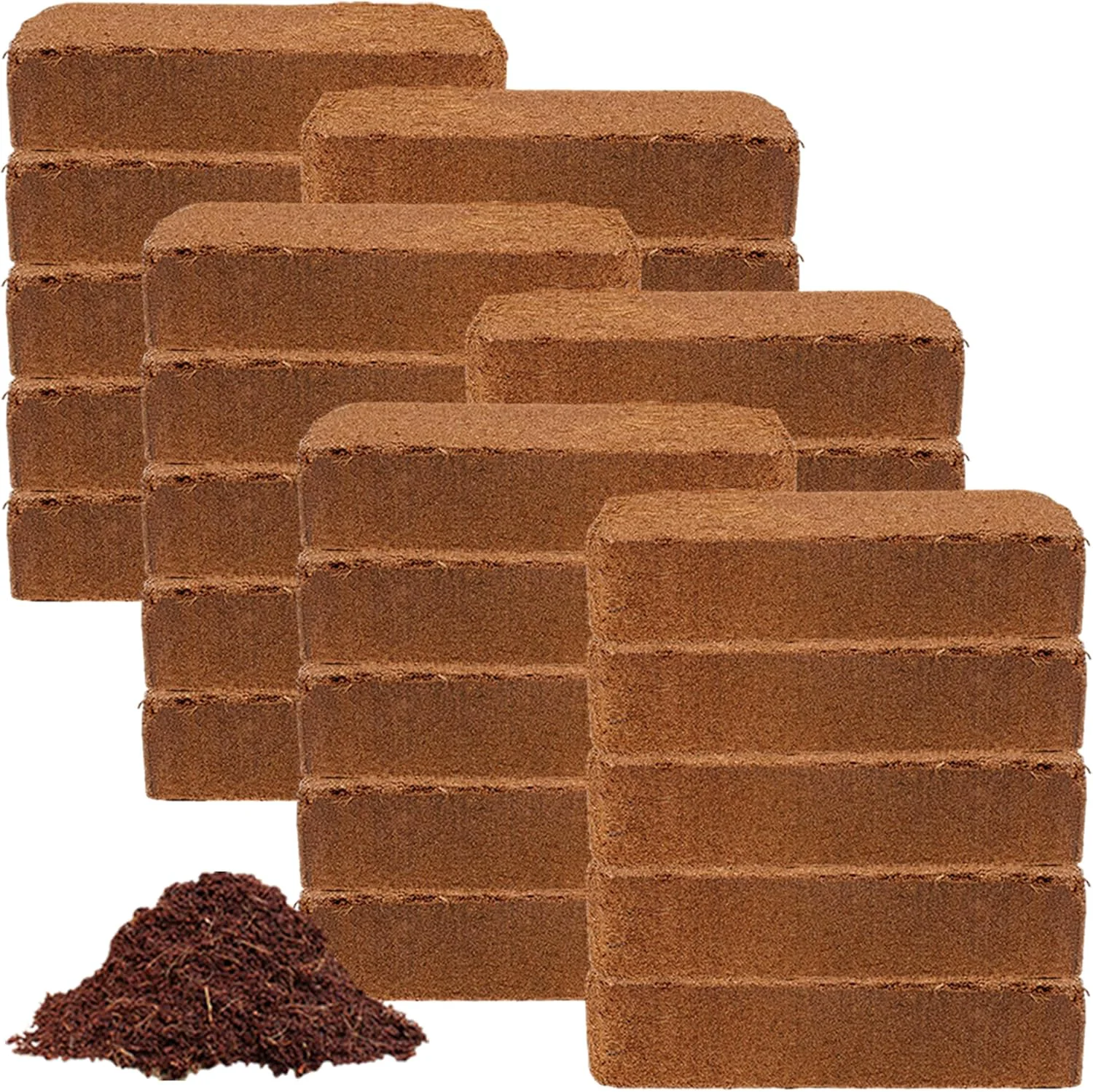 Trendy Coco Coir 650gm Bricks 30-Pack - Organic Coco Coir for Top-Quality