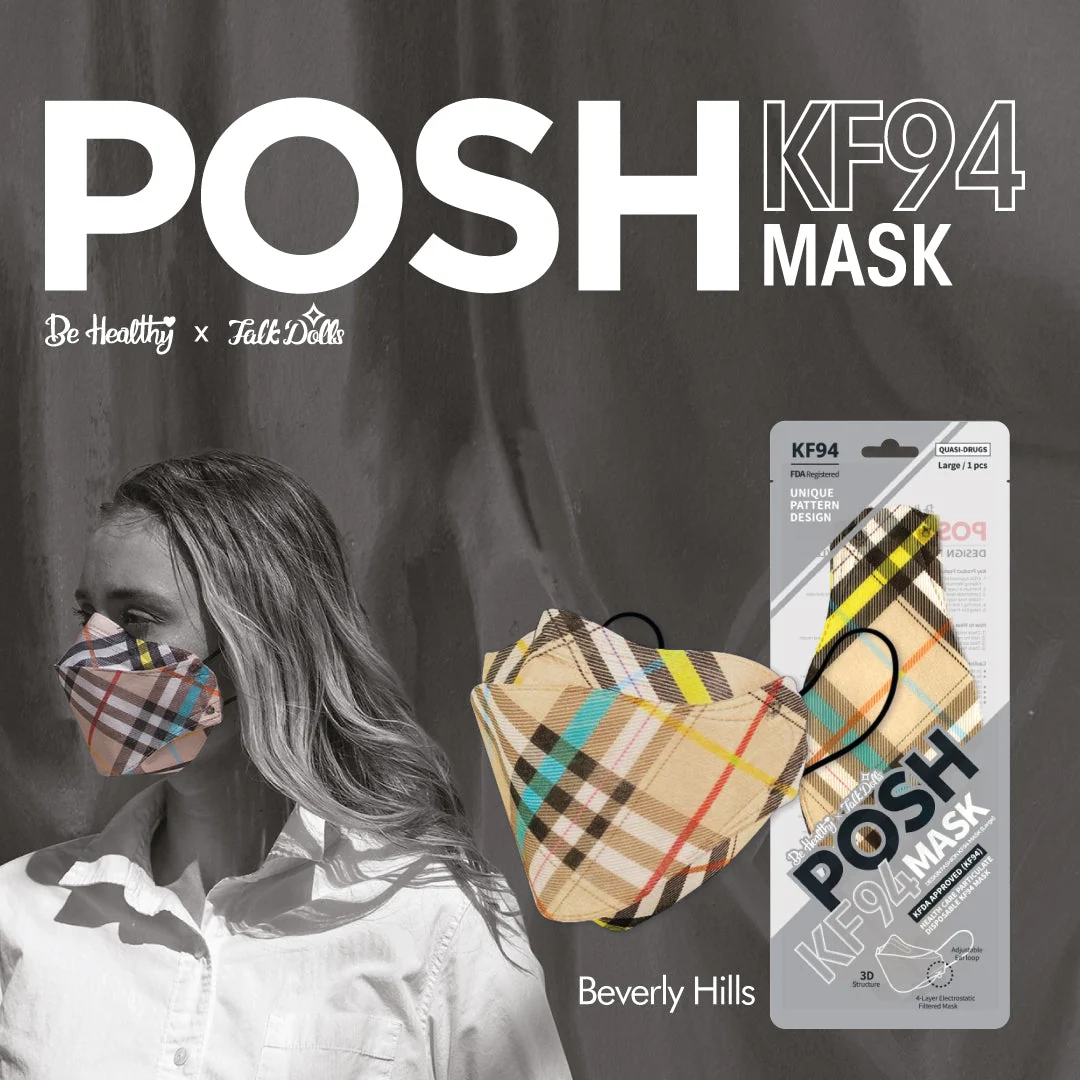 Relaxed POSH KF94 Mask Beverly Hills A02 High-End