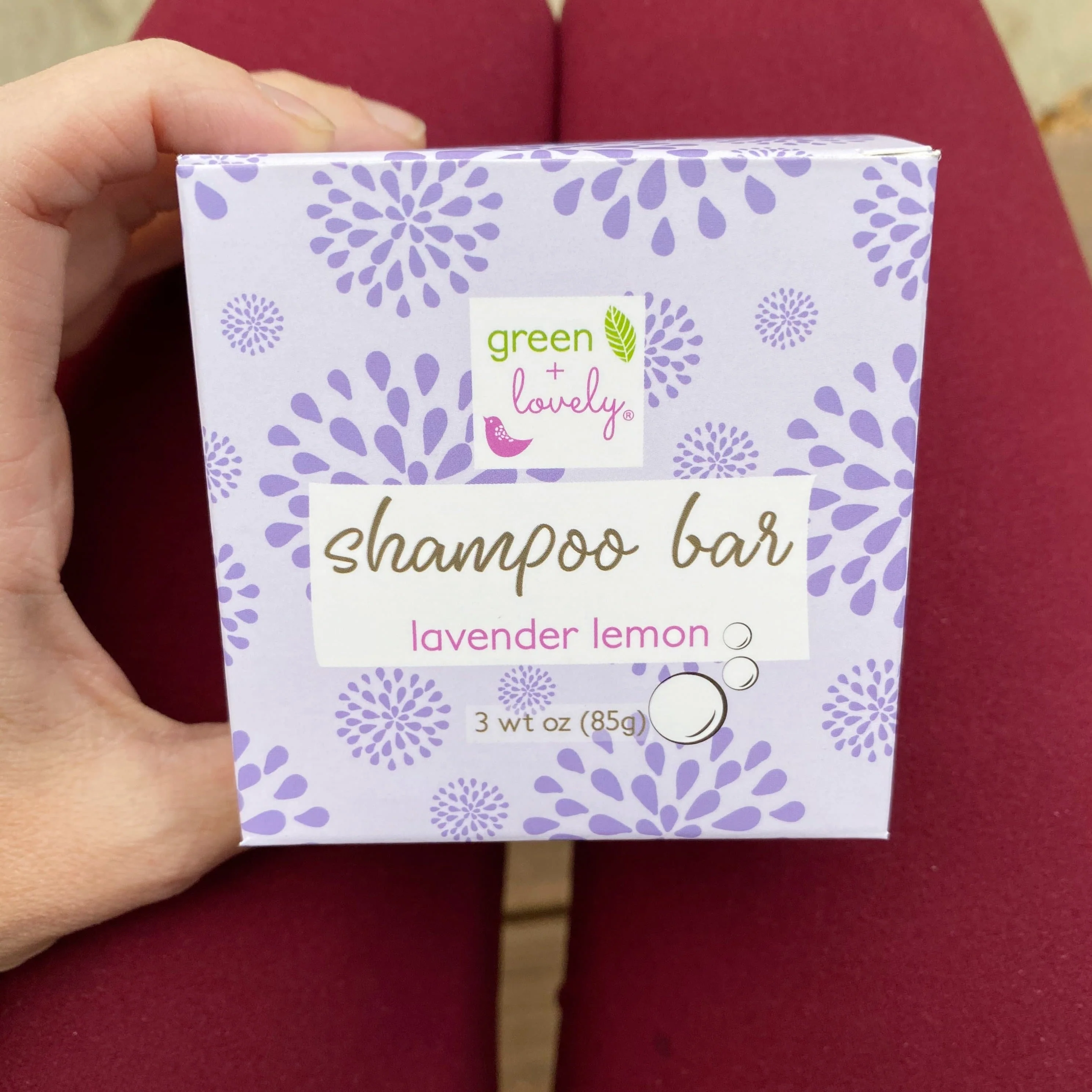 Functional Solid Shampoo Bar Lavender Lemon Original Design