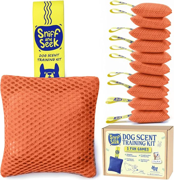 Secure Race Herd Dog Scent Training Kit Scent Work Training Kit for Dogs - Nosework for Dog Mental Stimulation Agility Training Equipment for Dogs Brain Games Smell Training Kit for Loss of SmellAbout This Outstanding