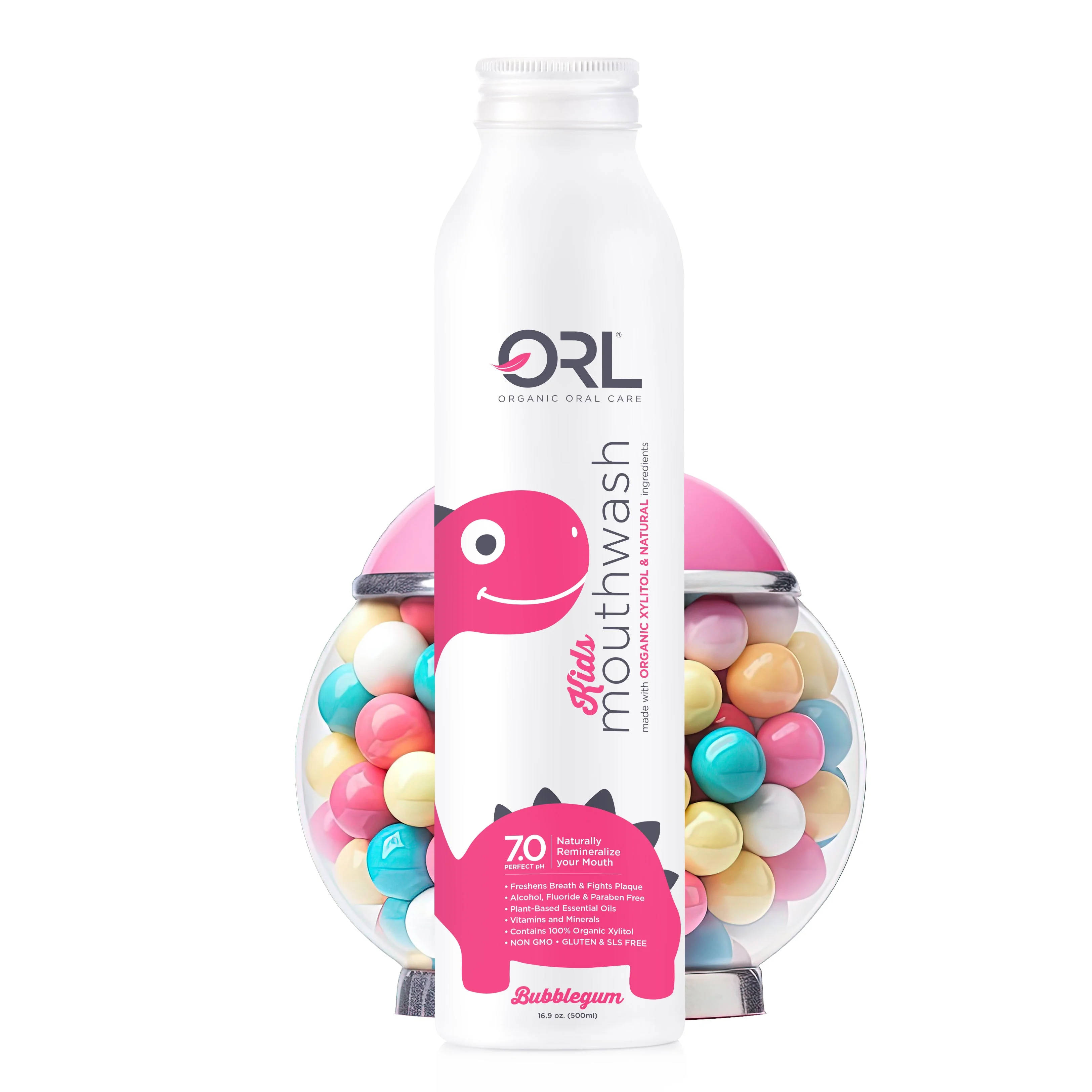Selected Kids Mouthwash made with Organic Xylitol Natural Ingredients Safe