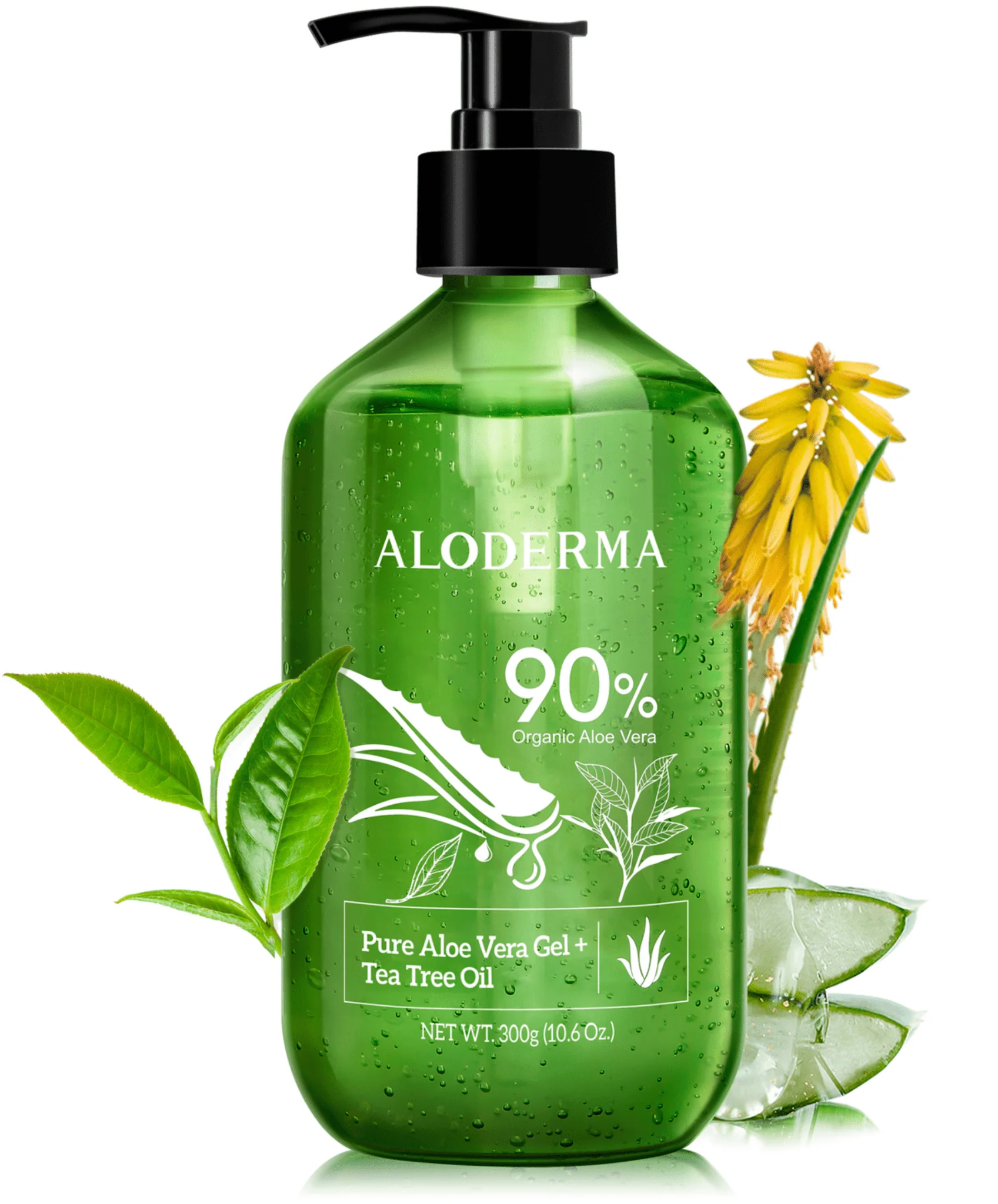 Excellent Pure Aloe Vera Gel Tea Tree Oil Functional