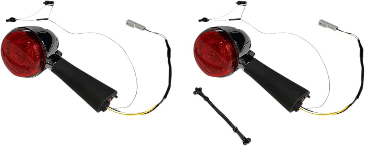 Comfortable Custom Dynamics Rear LED Turn Signal Ringz - Chrome - Scout PB-SCOUT-RR-CR Flexible