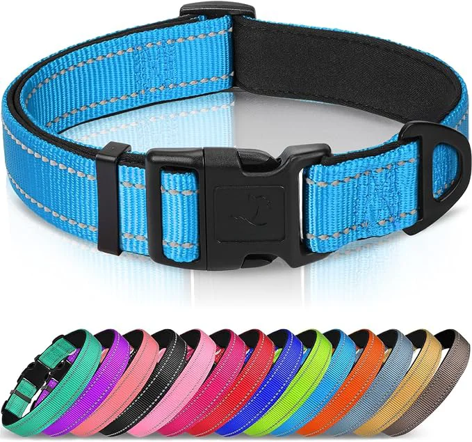 Advanced Joytale Reflective Dog Collar Soft Neoprene Padded Breathable Nylon Pet Collar Quality