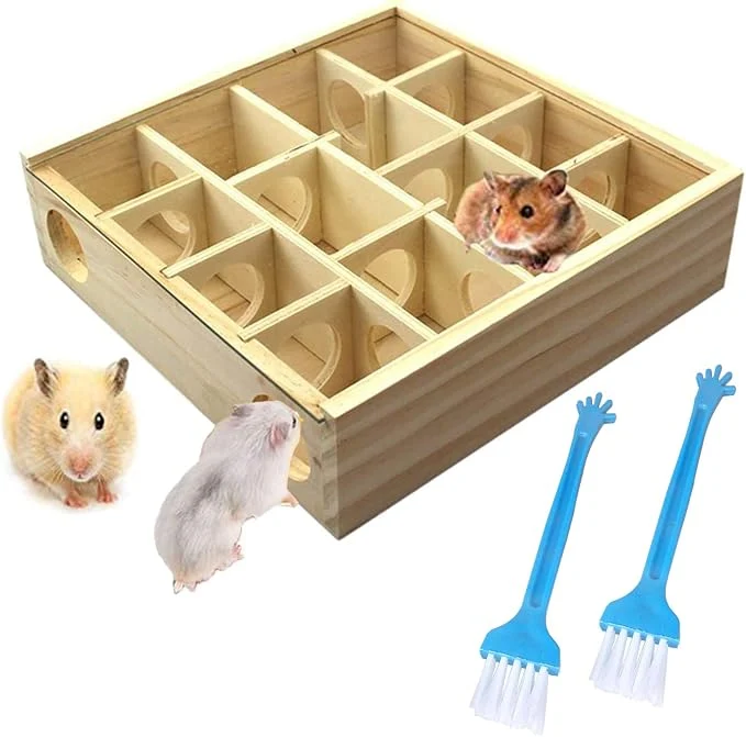 Classic Allazone Wooden Maze Tunnel Toy Fashionable