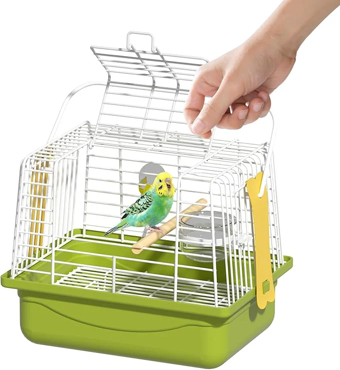 Advanced Small Bird cage Travel Cage for Birds and Small Animals Parakeet cage Eco-Friendly