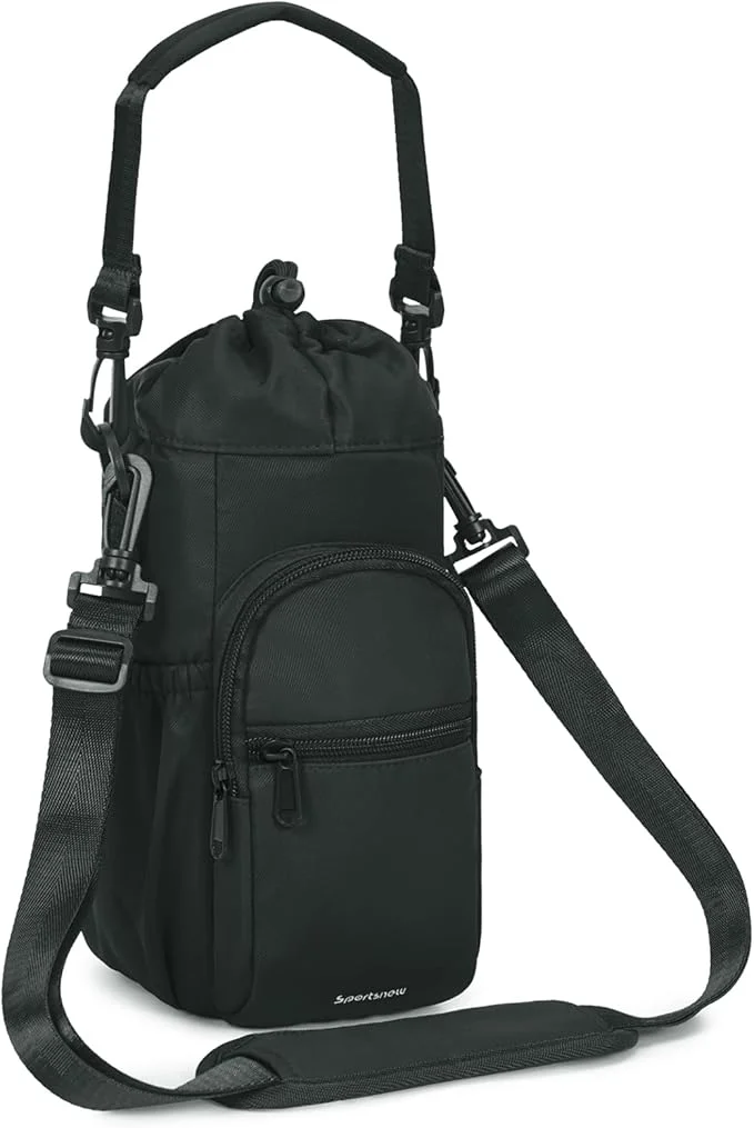 Carefully Designed sportsnew Water Bottle Holder with Strap 32oz 40oz Insulated Water Bottle Carrier Sling Bag with Phone Pocket CrossbodyAbout This Natural