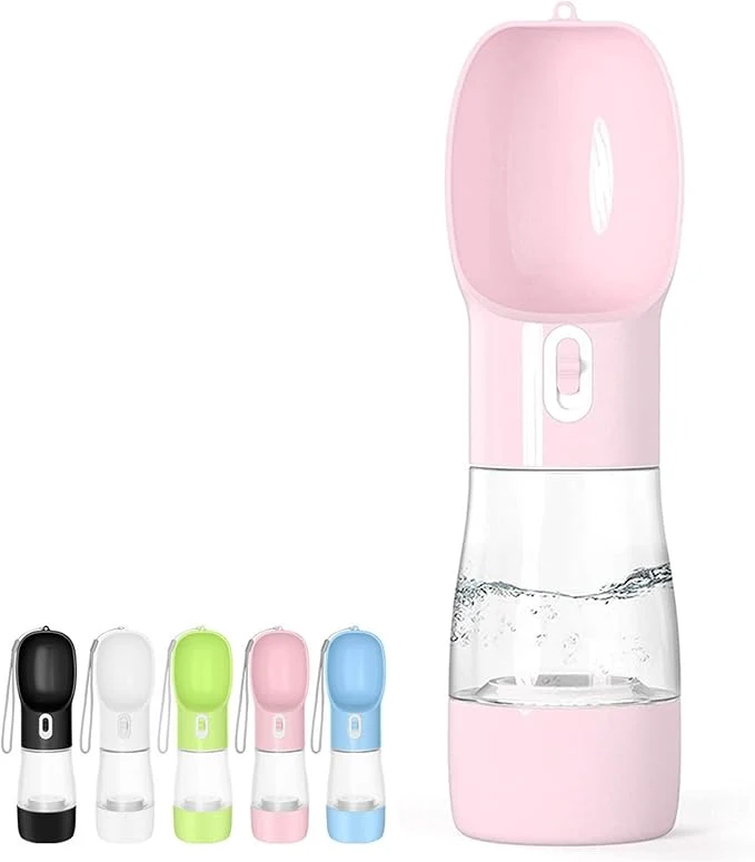 Efficient Portable Dog Water Bottle - Leak Proof Dog Water Dispenser with Bowl Food Container Dishwasher Safe Food Grade Plastic for Pet Puppy Outdoor Walking Hiking Travel PinkAbout ThisOverview Exceptional