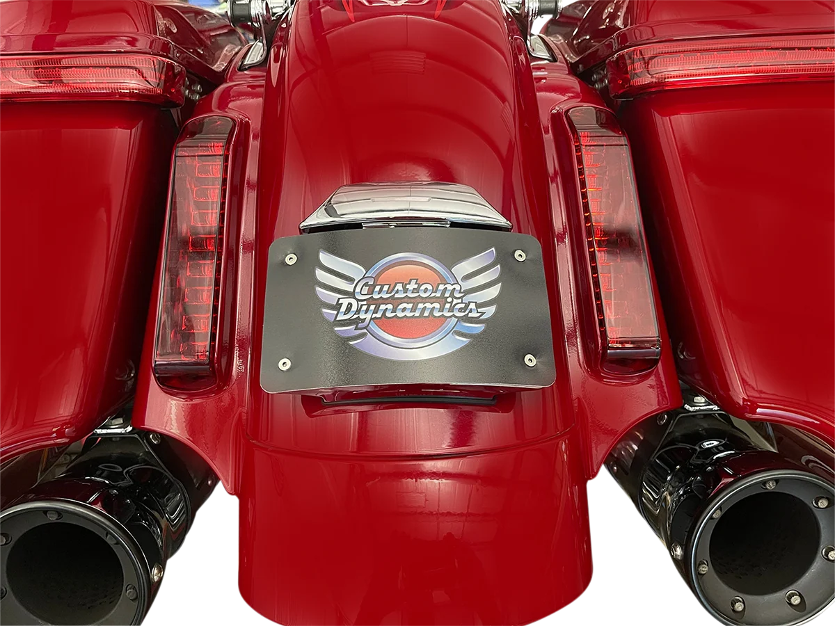Effective Custom Dynamics License Plate Mount - CVO - Chrome CD-CVO-MOUNT-C Fine Crafted
