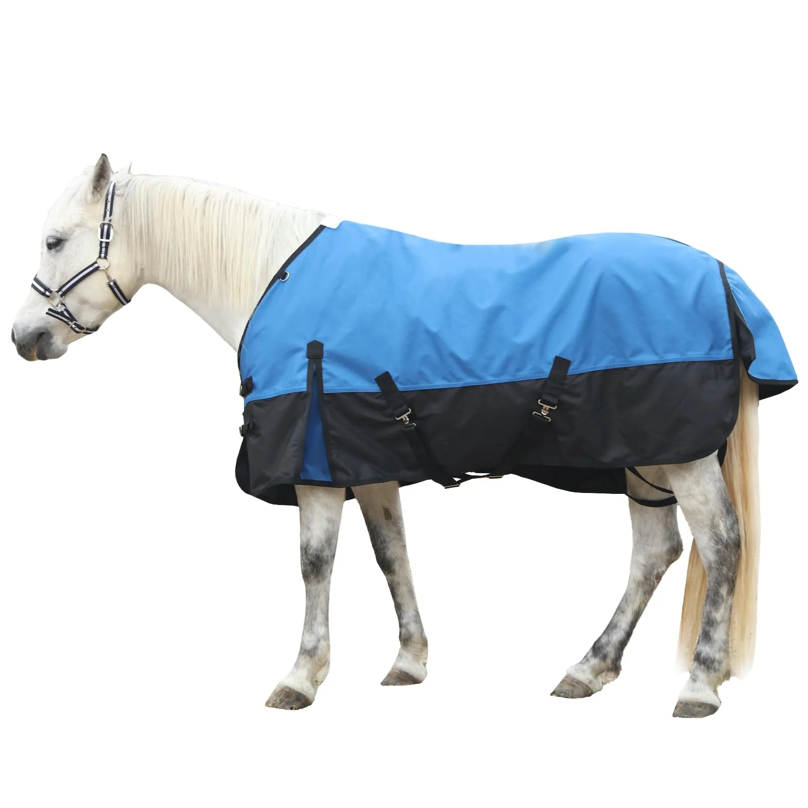 Clean Gallopoff 1200 Denier Rip-Stop Turnout Rain Sheet - Lightweight Waterproof Horse Blanket No Fill 72 Fine