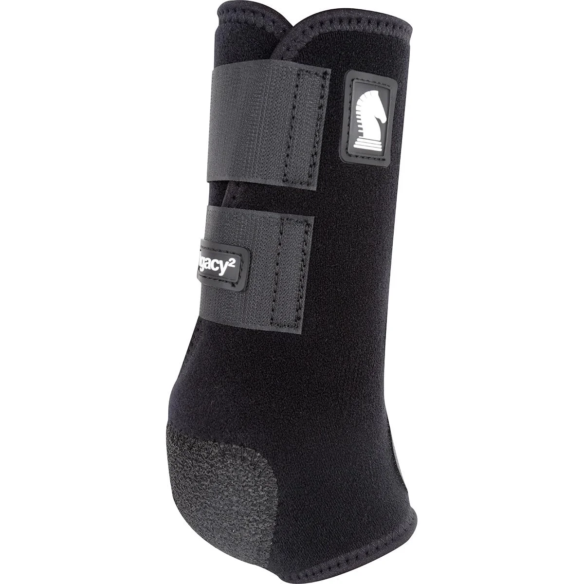 Powerful Classic Equine Legacy2 Front Boots - Black Large Fetlock Support Flexibility Unique