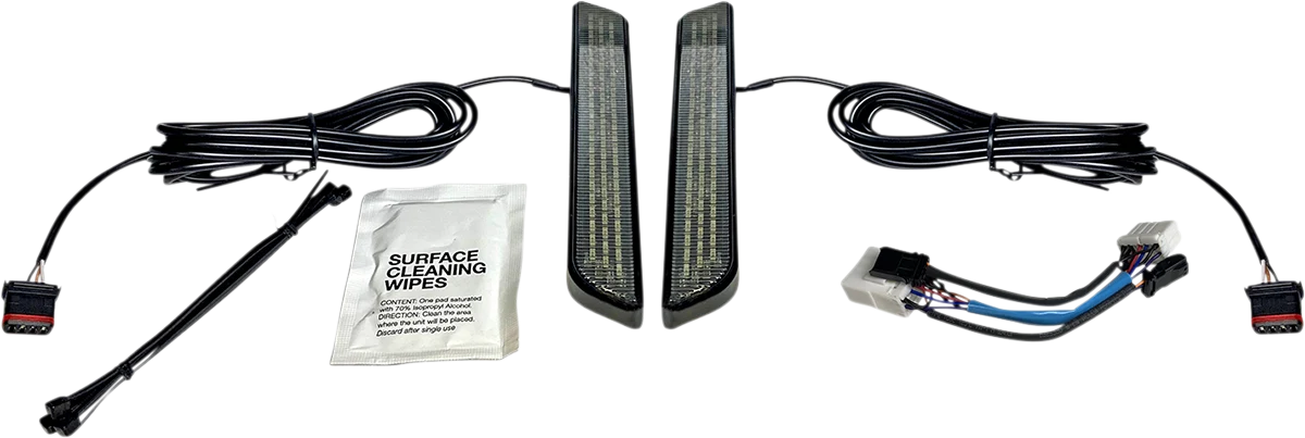 Secure Custom Dynamics LED Fork Light - Smoke - Black CD-FORK-HD-SB Environmentally Friendly