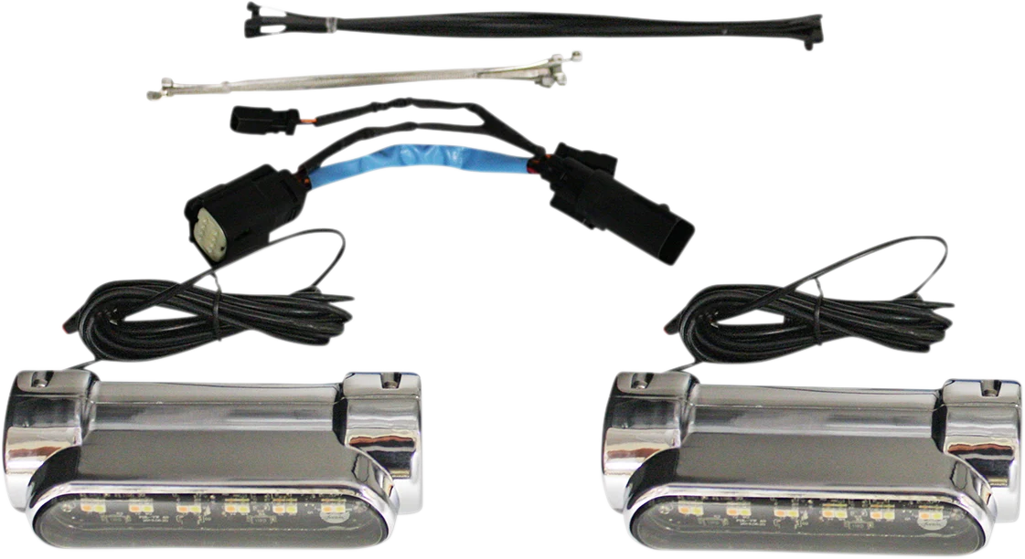 Efficient Custom Dynamics Engine Guard Light - '09-'13 CVO - Chrome CD-CB-AW-SS8-C Natural