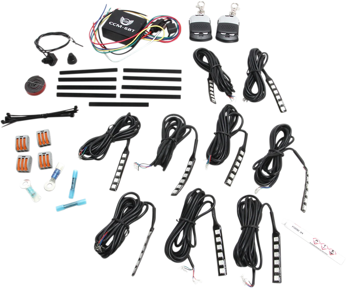 Secure Custom Dynamics al Wizard Light Kit - Sports Bike TMWK3BM6 Refined