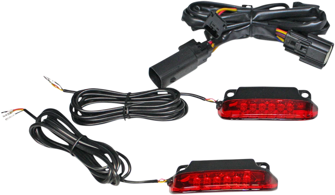 Fast Custom Dynamics Luggage Rack Light Bar - Red CD-LR-10-R Solid