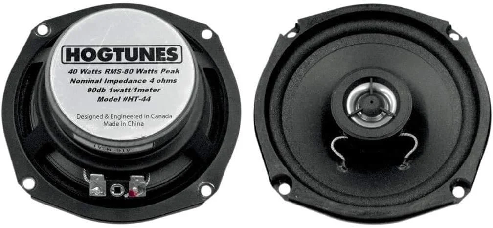 Pure Hogtunes - HT44 4.25 Front Speakers for 1986-1996 Harley-Davidson Motorcycles Long-Lasting
