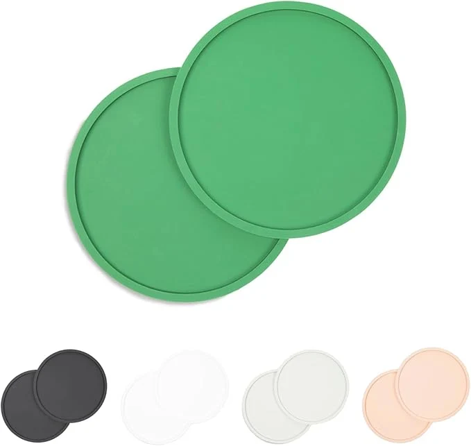 Superior Waggo Habit Silicone Dog Placemat – Set of 2 Modern Heavyweight Silicone Dog Food Mats Dishwasher Safe Non-Slip Solid Color – Forest Green Medium 7 About ThisOverview Recyclable