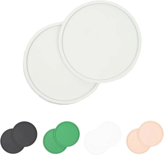 Detailed Waggo Habit Silicone Dog Placemat – Set of 2 Modern Heavyweight Silicone Dog Food Mats Dishwasher Safe Non-Slip Solid Color – Light Grey Medium 7 About ThisOverview Superior