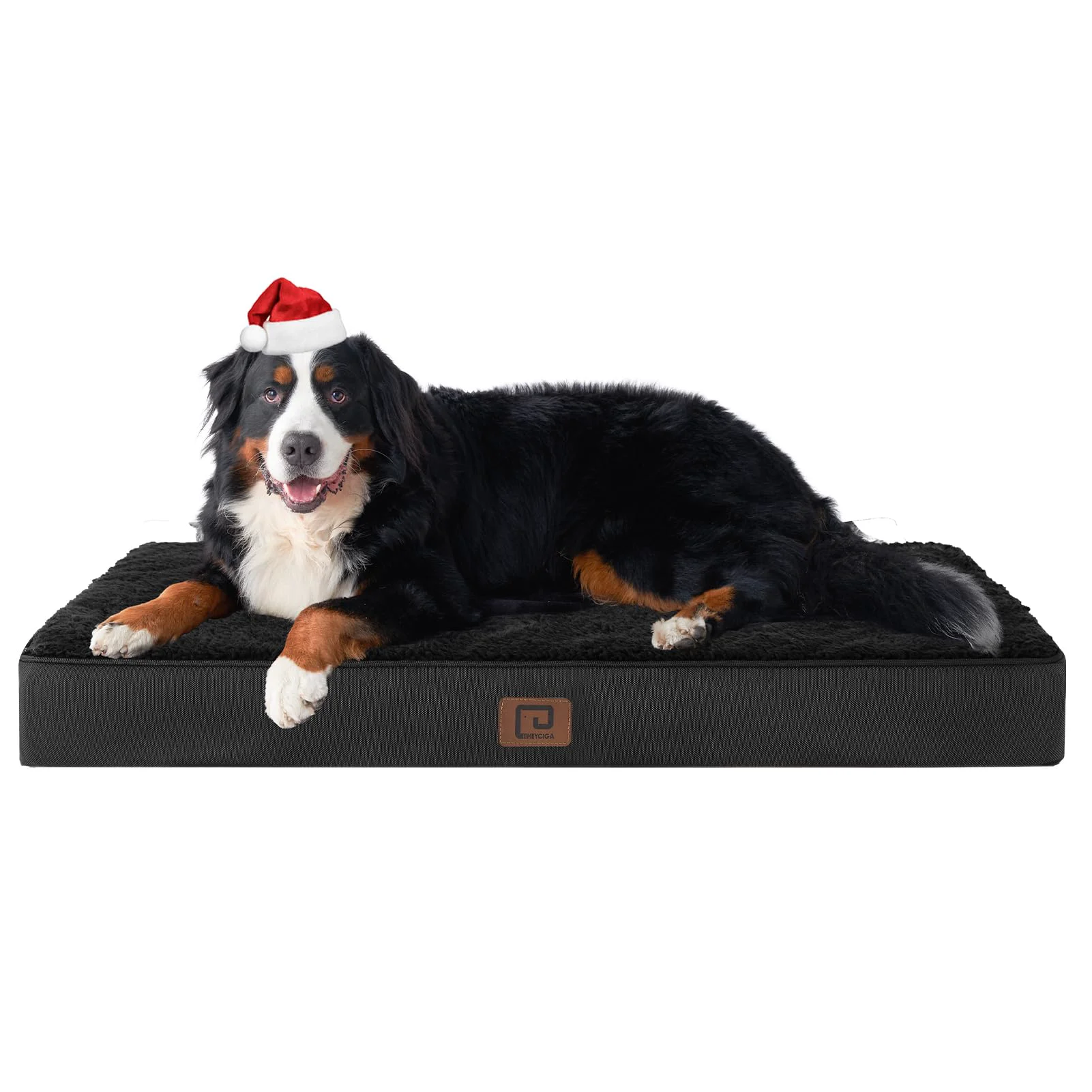 Advanced EHEYCIGA Orthopedic XXL Dog Bed 50x36 — Removable Washable Cover Black Lightweight
