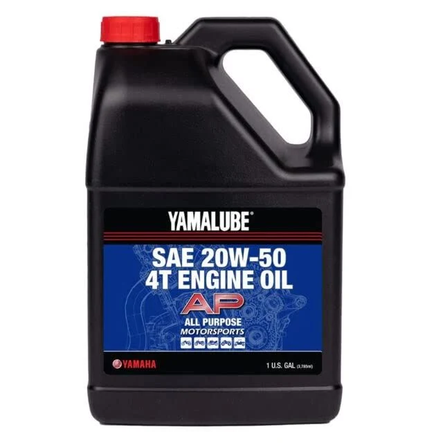 Trendy Yamaha OEM Yamalube LUB-20W50-AP-04 Hi All Purpose Performance 4-Stroke Engine Oil Yamalube OEM - 1 Gallon Recyclable
