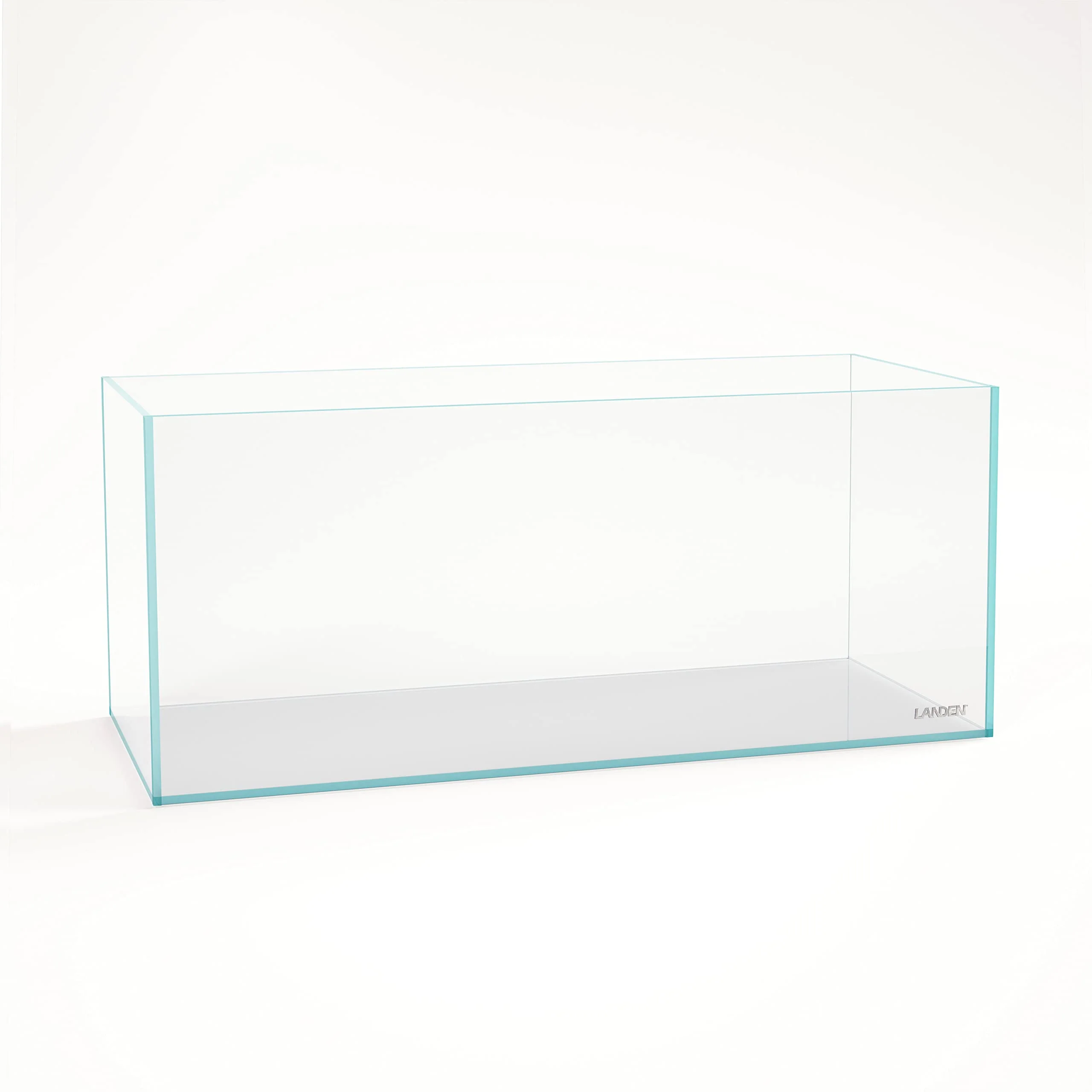 Consistent Landen 120P Rimless Low-Iron Aquarium Tank 72.2 Gal 47.24 x 19.69 x 19.69 in Black Nano Foam Mat Included Artisan