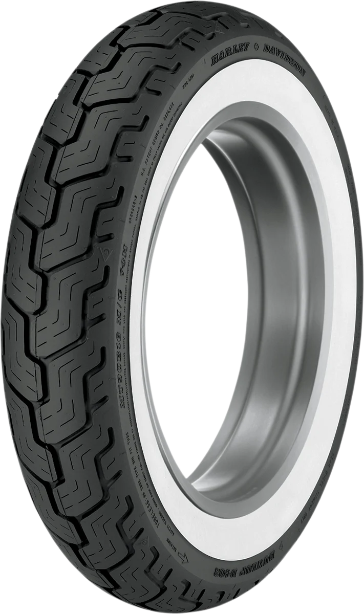 Effective DUNLOP Tire - D402 - Rear - MT90-16 - Wide Whitewall - 74H 45006807 Crafted