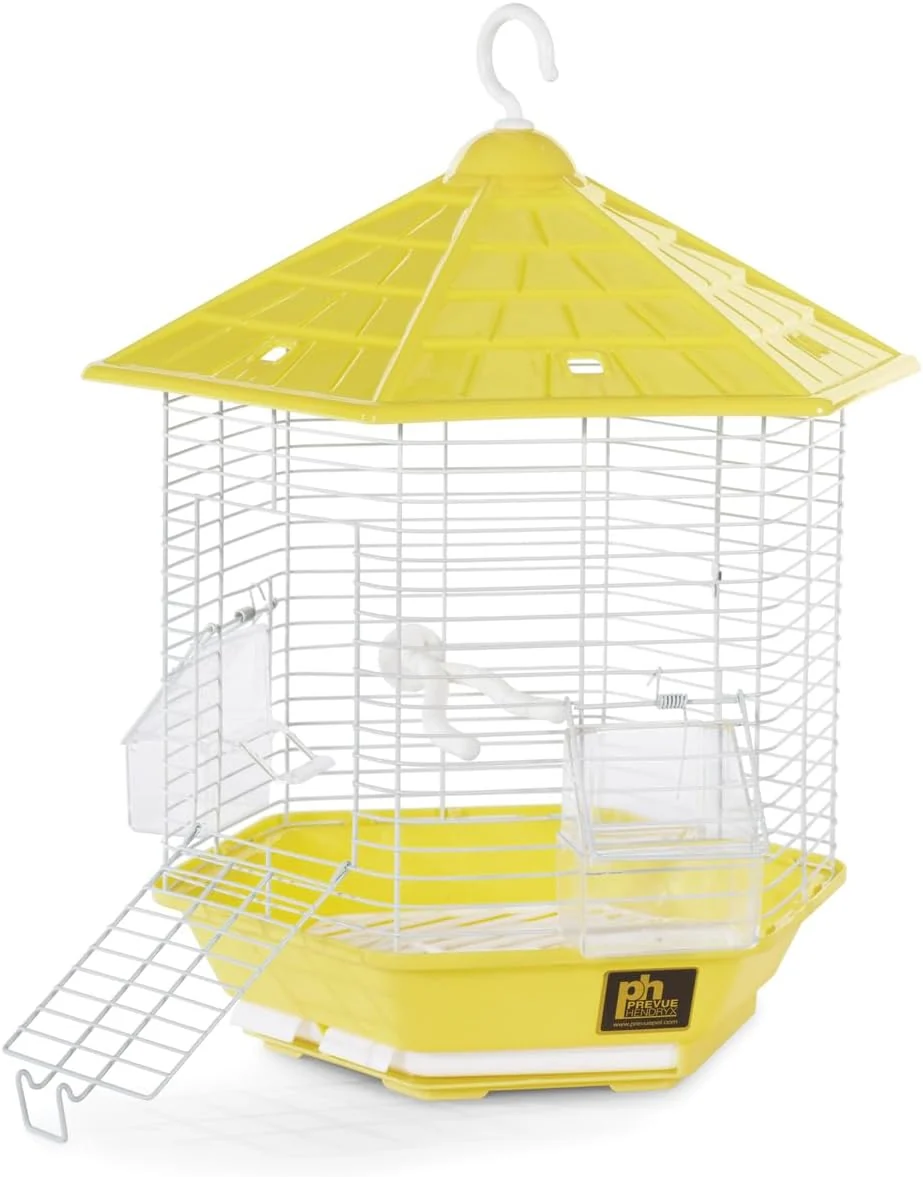 Verified Prevue Pet Products SP31997YELLOW Bali Bird Cage Yellow Exclusive