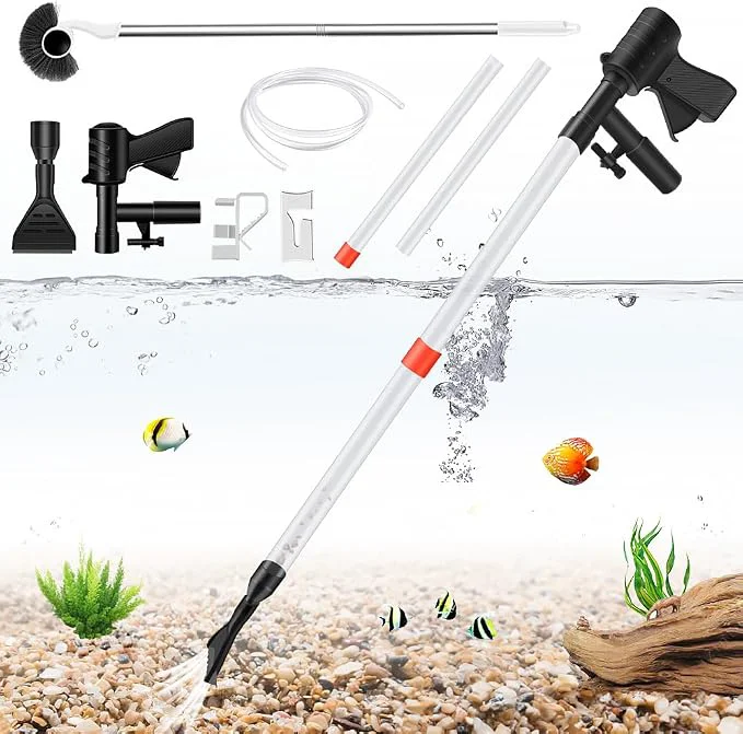 Certified Aquarium Gravel Cleaner Quick Water Changer Gravel Vacuum Contemporary