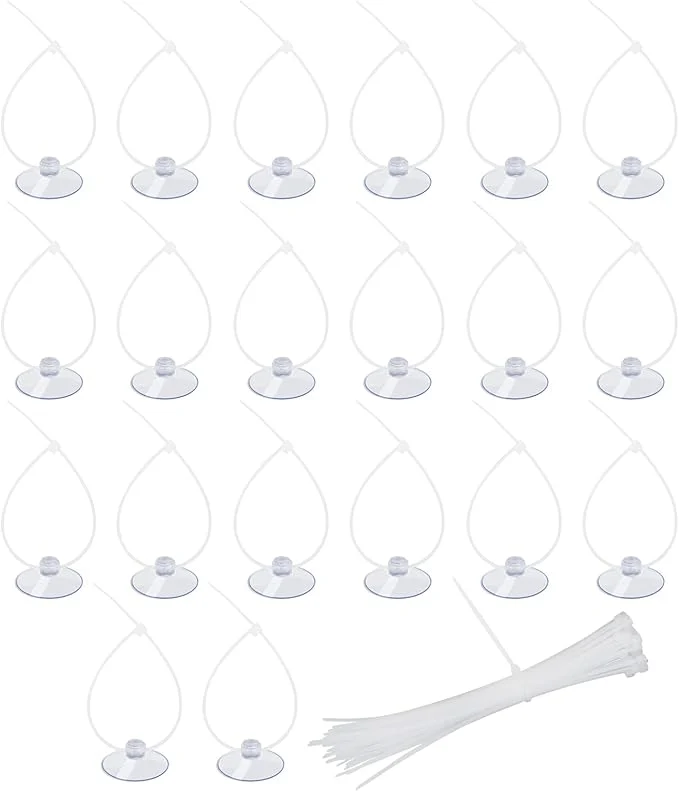 Recyclable AQUANEAT 20 Pack Suction Cups Stylish