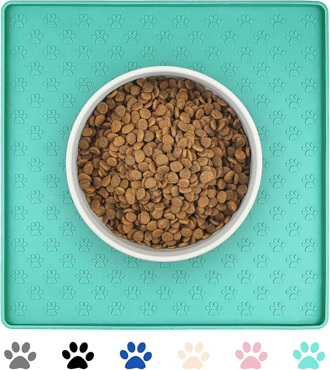 Breathable Ptlom Pet Placemat for Dog and Cat Waterproof Non-Slip Silicone Feeding Bowl Mat Prevent Food and Water Overflow Puppy Dish Feeder Fountain Trays Suitable for Medium and Small Pets GreenAbout ThisOverview High-Grade