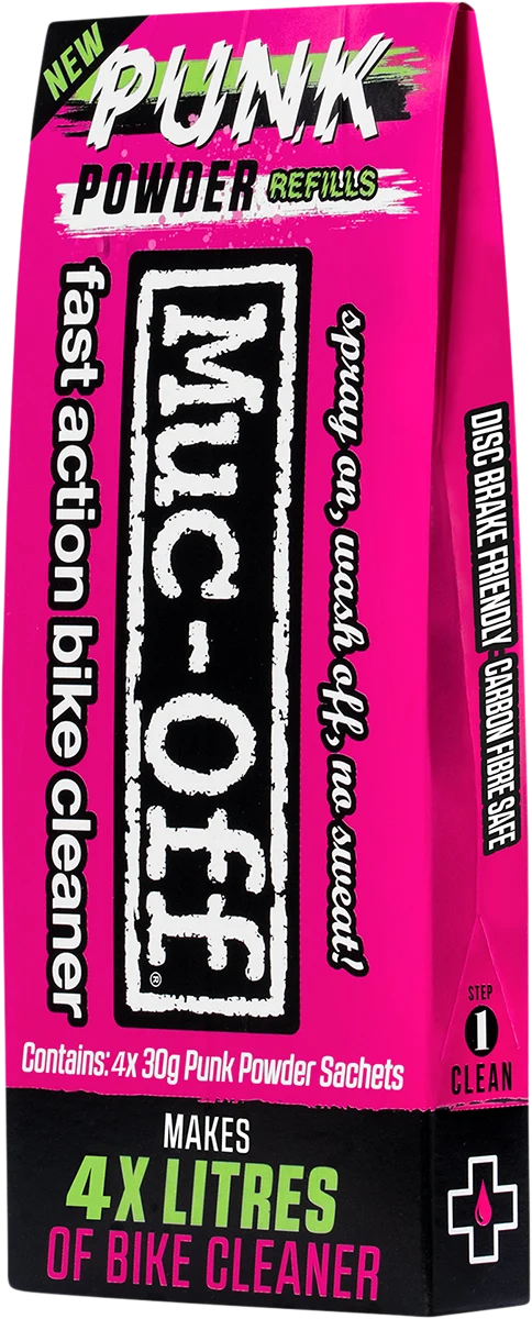 Superior MUC-OFF USA Punk Powder Concentrated Cleaner Refill Pack - 4 Pack 20561 Innovative