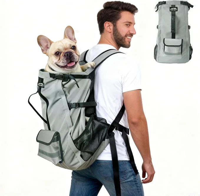 Official Dog Backpack Carrier Ergonomic Pet Travel Bag Suitable Fast