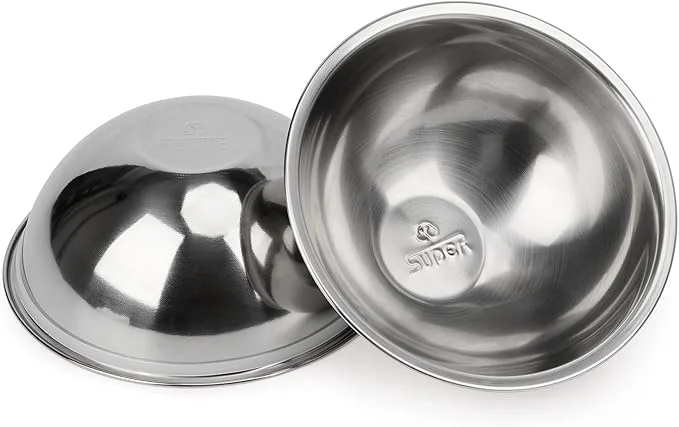 Breathable Super Design 2PCS Stainless Steel Bowls Match Inner Bowls for Mess Slanted Dog Cat Bowl Tilted Angle Bulldog Bowl Pet Feeder Easier to Reach Food SAbout ThisOverview Certified