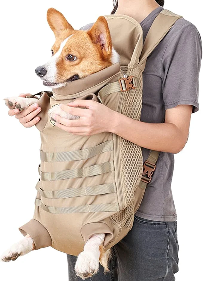World-Class FLAdorepet Dog Carrier Tactical Backpack High-Performance
