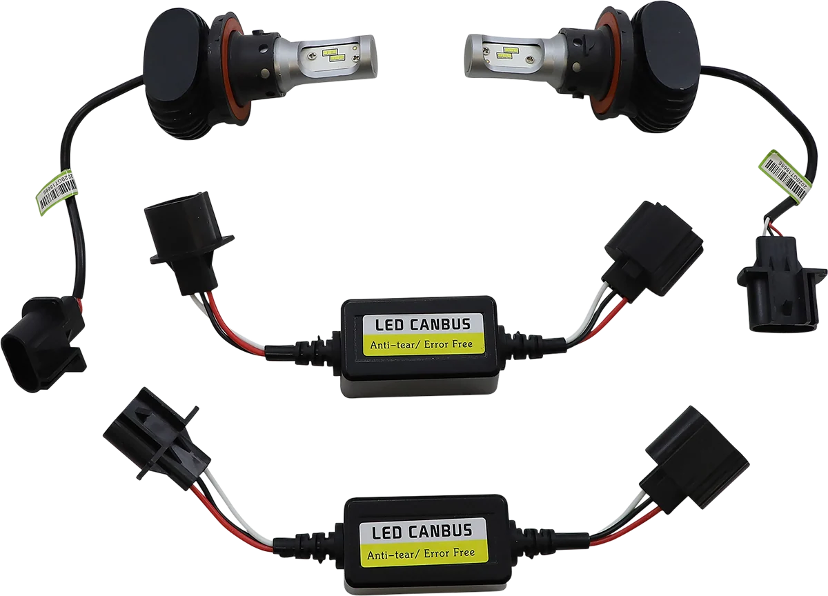 Responsible MOOSE RACING LED Headlight Bulbs - Polaris Q20-5001 Proven