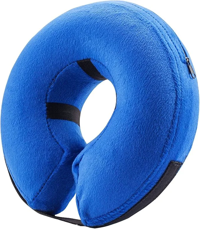 Enhanced BENCMATE Inflatable Dog Cone Collar Soft Dog Cone Organic
