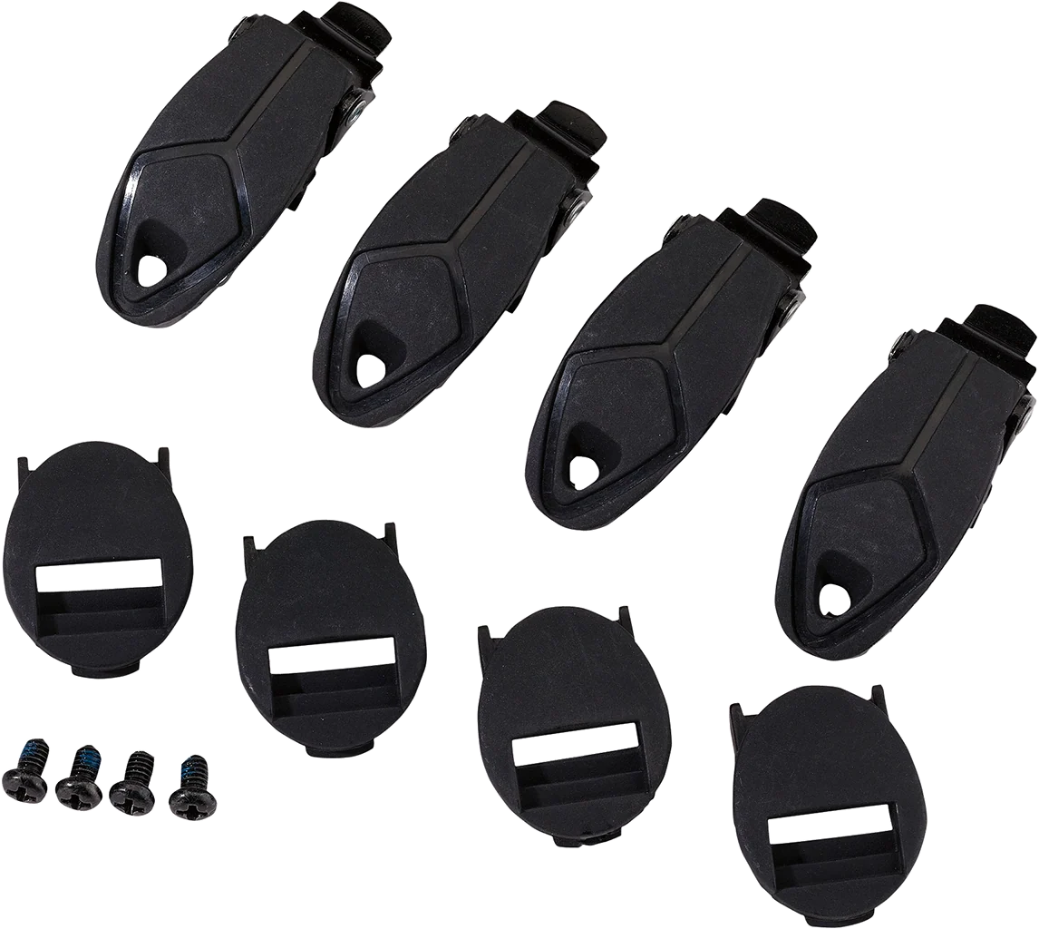 Functional MOOSE RACING Qualifier Boot Buckle Kit - Black 3430-1006 Specialty