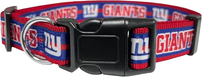 Crafted Pets First NFL New York Giants Licensed PET COLLAR Large Sustainable