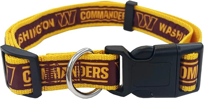 Casual Pets First NFL Washington Commanders Dog Cat Collar Medium Football Team Original Design