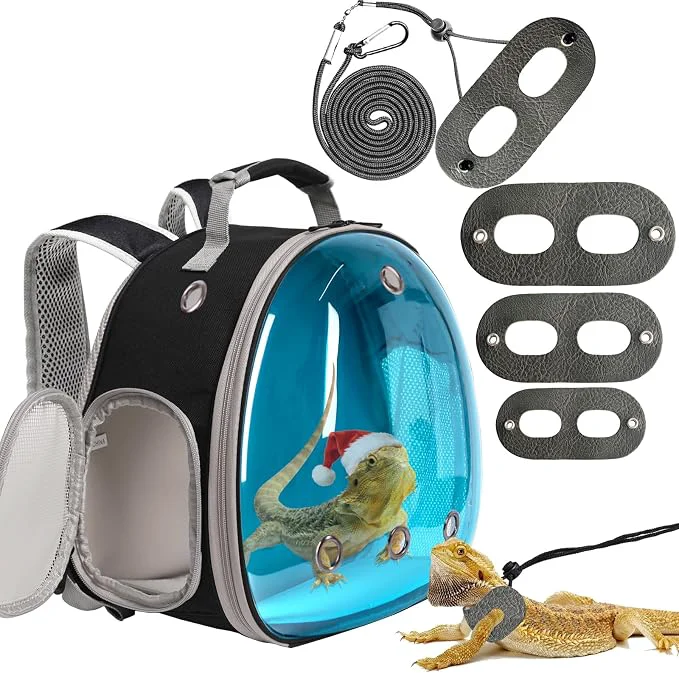 Elegant Bearded Dragon Travel Backpack Verified