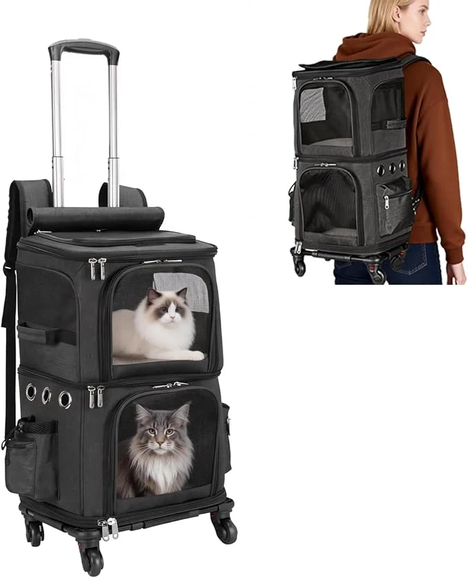 Consistent Double-Compartment Pet Carrier Backpack Unique