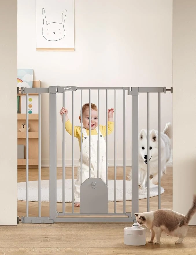 Recyclable Babelio 36 Tall Auto Close Baby Gate Trusted